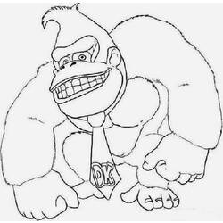 Coloring page: Donkey Kong (Video Games) #112200 - Free Printable Coloring Pages