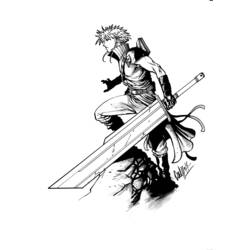 Coloring page: Final Fantasy (Video Games) #116629 - Free Printable Coloring Pages