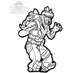 Coloring page: Fortnite (Video Games) #170137 - Free Printable Coloring Pages