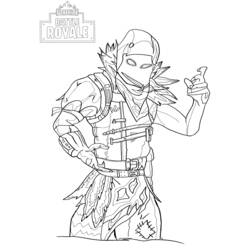 Coloring page: Fortnite (Video Games) #170138 - Free Printable Coloring Pages