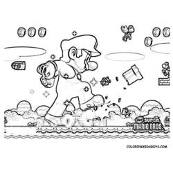 Coloring page: Mario Bros (Video Games) #112465 - Free Printable Coloring Pages