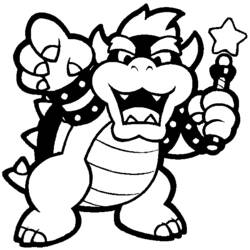 Coloring page: Mario Bros (Video Games) #112532 - Free Printable Coloring Pages