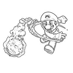 Coloring page: Mario Bros (Video Games) #112539 - Free Printable Coloring Pages