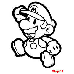 Coloring page: Mario Bros (Video Games) #112570 - Free Printable Coloring Pages