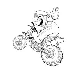 Coloring page: Mario Kart (Video Games) #154420 - Free Printable Coloring Pages