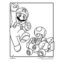 Coloring page: Mario Kart (Video Games) #154433 - Free Printable Coloring Pages