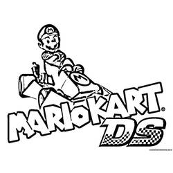 Coloring page: Mario Kart (Video Games) #154539 - Free Printable Coloring Pages
