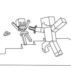 Coloring page: Minecraft (Video Games) #113752 - Free Printable Coloring Pages