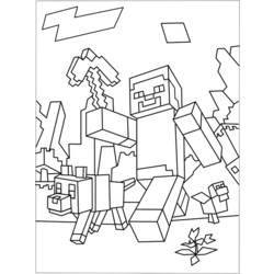 Coloring page: Minecraft (Video Games) #113789 - Free Printable Coloring Pages