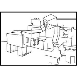 Coloring page: Minecraft (Video Games) #113809 - Free Printable Coloring Pages