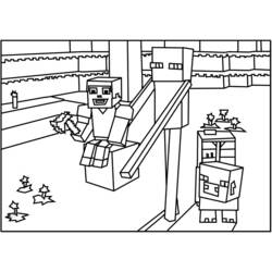 Coloring page: Minecraft (Video Games) #113837 - Free Printable Coloring Pages