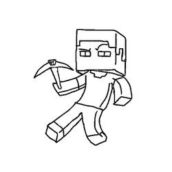 Coloring page: Minecraft (Video Games) #113847 - Free Printable Coloring Pages