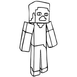 Coloring page: Minecraft (Video Games) #113914 - Free Printable Coloring Pages