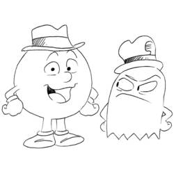 Coloring page: Pac-Man (Video Games) #114178 - Free Printable Coloring Pages