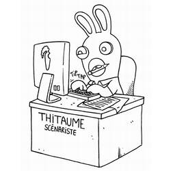 Coloring page: Raving Rabbids (Video Games) #114728 - Free Printable Coloring Pages