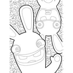 Coloring page: Raving Rabbids (Video Games) #114734 - Free Printable Coloring Pages