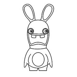 Coloring page: Raving Rabbids (Video Games) #114737 - Free Printable Coloring Pages