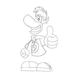 Coloring page: Rayman (Video Games) #114413 - Free Printable Coloring Pages