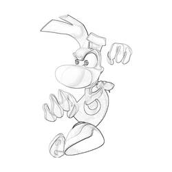 Coloring page: Rayman (Video Games) #114428 - Free Printable Coloring Pages