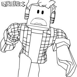 Coloring page: Roblox (Video Games) #170262 - Free Printable Coloring Pages