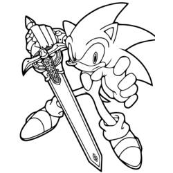 Coloring page: Sonic (Video Games) #153821 - Free Printable Coloring Pages