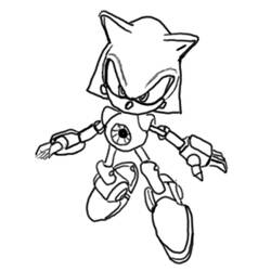 Coloring page: Sonic (Video Games) #153839 - Free Printable Coloring Pages