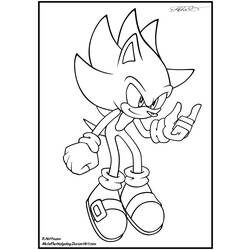 Coloring page: Sonic (Video Games) #153855 - Free Printable Coloring Pages