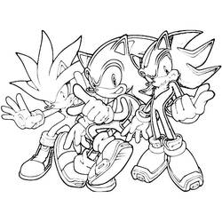 Coloring page: Sonic (Video Games) #153878 - Free Printable Coloring Pages