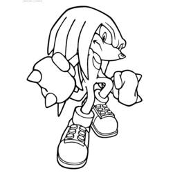 Coloring page: Sonic (Video Games) #153945 - Free Printable Coloring Pages