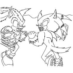 Coloring page: Sonic (Video Games) #153966 - Free Printable Coloring Pages