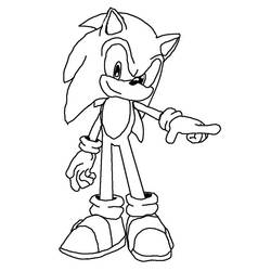 Coloring page: Sonic (Video Games) #153983 - Free Printable Coloring Pages