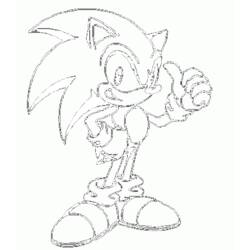 Coloring page: Sonic (Video Games) #154007 - Free Printable Coloring Pages