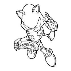 Coloring page: Sonic (Video Games) #154012 - Free Printable Coloring Pages