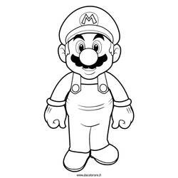 Coloring page: Super Mario Bros (Video Games) #153604 - Free Printable Coloring Pages