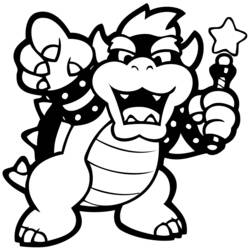 Coloring page: Super Mario Bros (Video Games) #153644 - Free Printable Coloring Pages