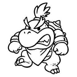 Coloring page: Super Mario Bros (Video Games) #153728 - Free Printable Coloring Pages