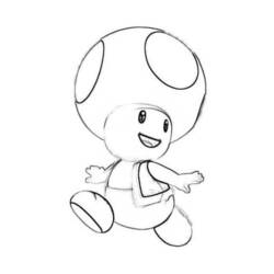 Coloring page: Toad (Video Games) #170233 - Free Printable Coloring Pages