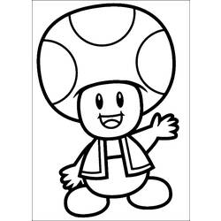 Coloring page: Toad (Video Games) #170240 - Free Printable Coloring Pages