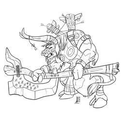 Coloring page: Warcraft (Video Games) #112626 - Free Printable Coloring Pages