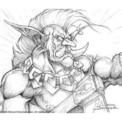 Coloring page: Warcraft (Video Games) #113016 - Free Printable Coloring Pages