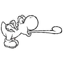Coloring page: Yoshi (Video Games) #113493 - Free Printable Coloring Pages