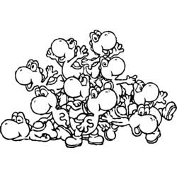 Coloring page: Yoshi (Video Games) #113494 - Free Printable Coloring Pages