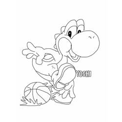 Coloring page: Yoshi (Video Games) #113503 - Free Printable Coloring Pages