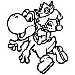 Coloring page: Yoshi (Video Games) #113507 - Free Printable Coloring Pages