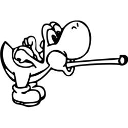 Coloring page: Yoshi (Video Games) #113525 - Free Printable Coloring Pages