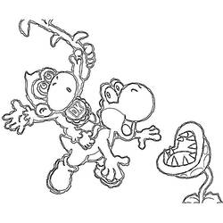 Coloring page: Yoshi (Video Games) #113557 - Free Printable Coloring Pages