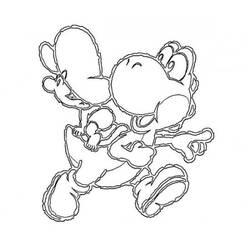 Coloring page: Yoshi (Video Games) #113639 - Free Printable Coloring Pages