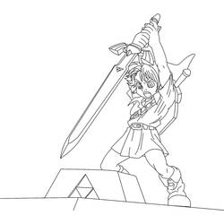 Coloring page: Zelda (Video Games) #113206 - Free Printable Coloring Pages