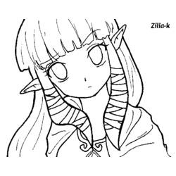 Coloring page: Zelda (Video Games) #113222 - Free Printable Coloring Pages