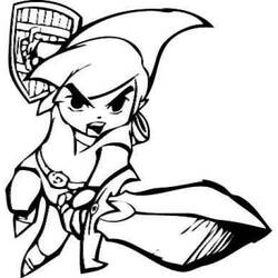 Coloring page: Zelda (Video Games) #113223 - Free Printable Coloring Pages